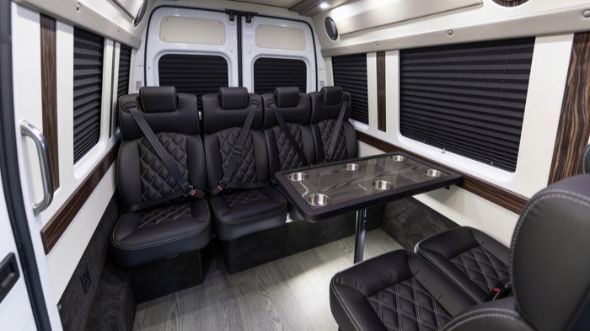 10 passenger sprinter van interior stockton