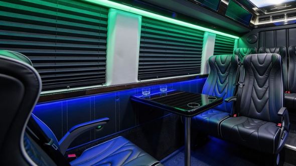 18 passenger sprinter van inside sparks