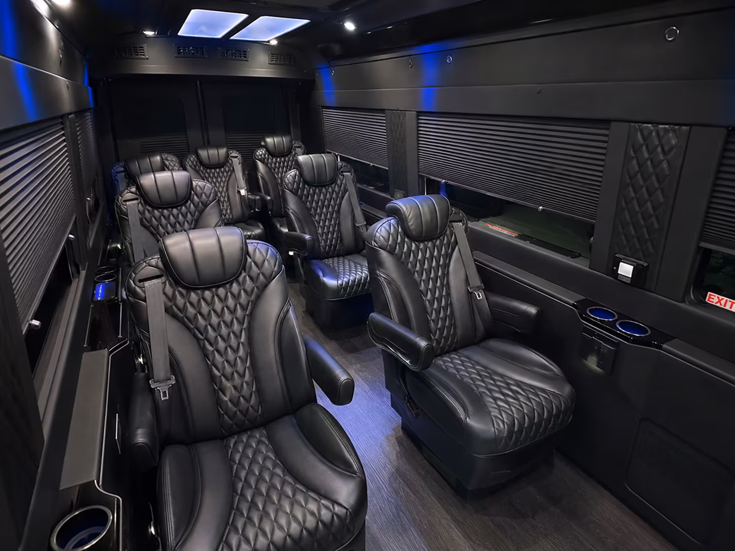 sparks 10 passenger sprinter van inside