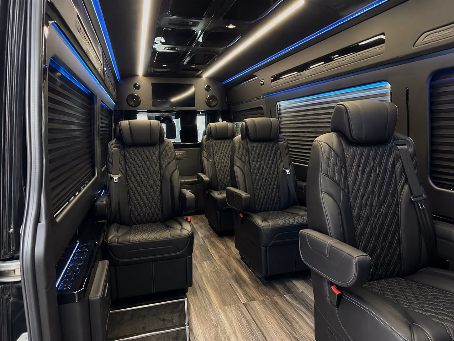 sparks 20 passenger sprinter van interior