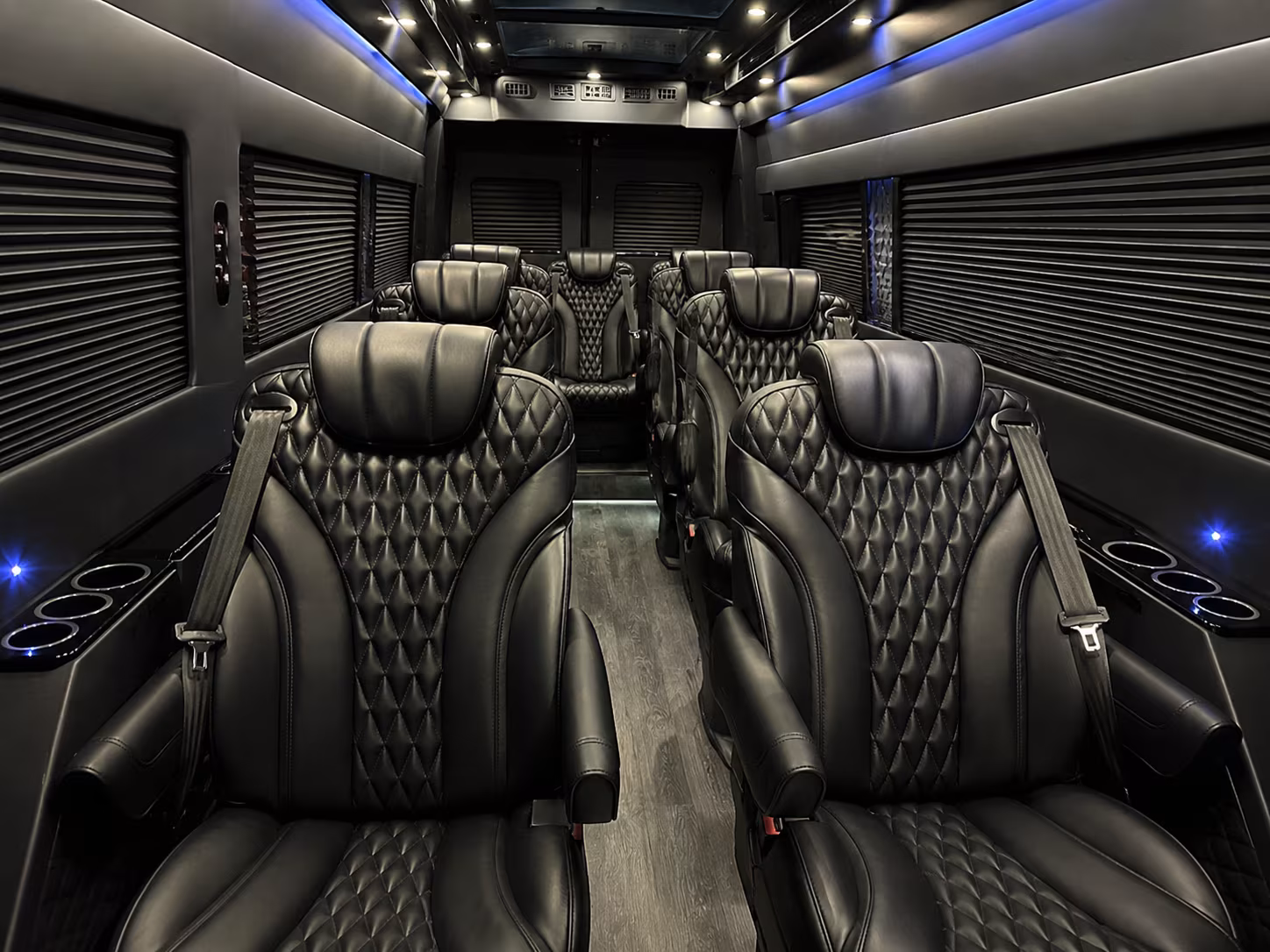 sparks 8 passenger sprinter van inside