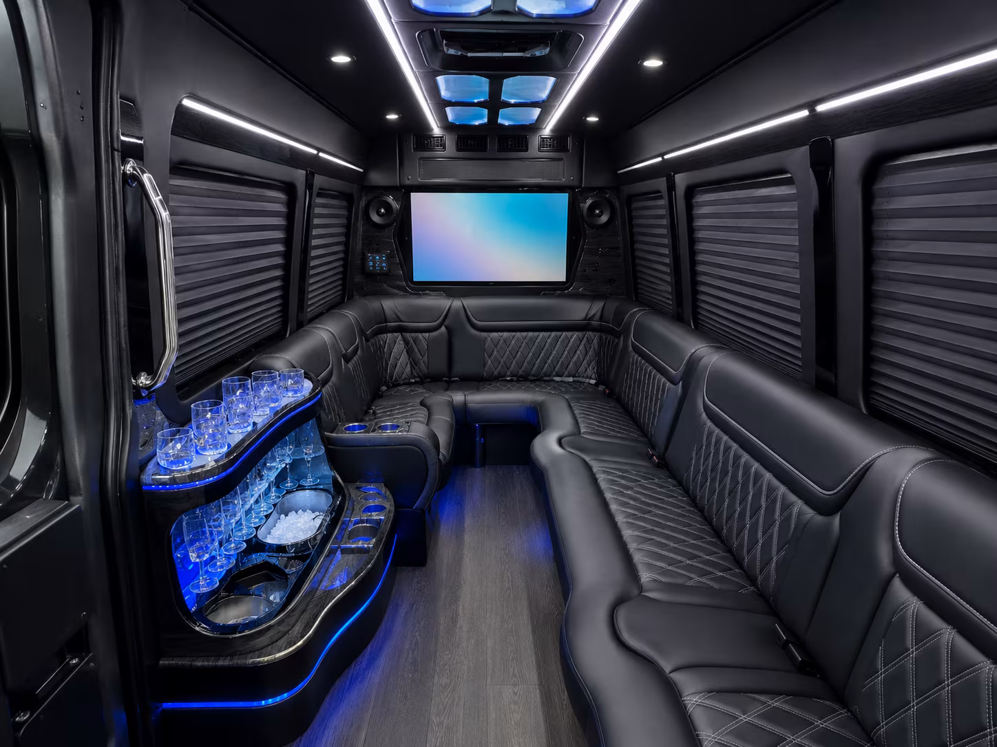 sparks sprinter limousine inside