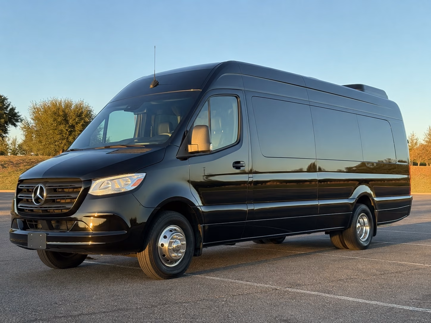 sprinter van parking shuttles hotel pickup and post show rides in sparks